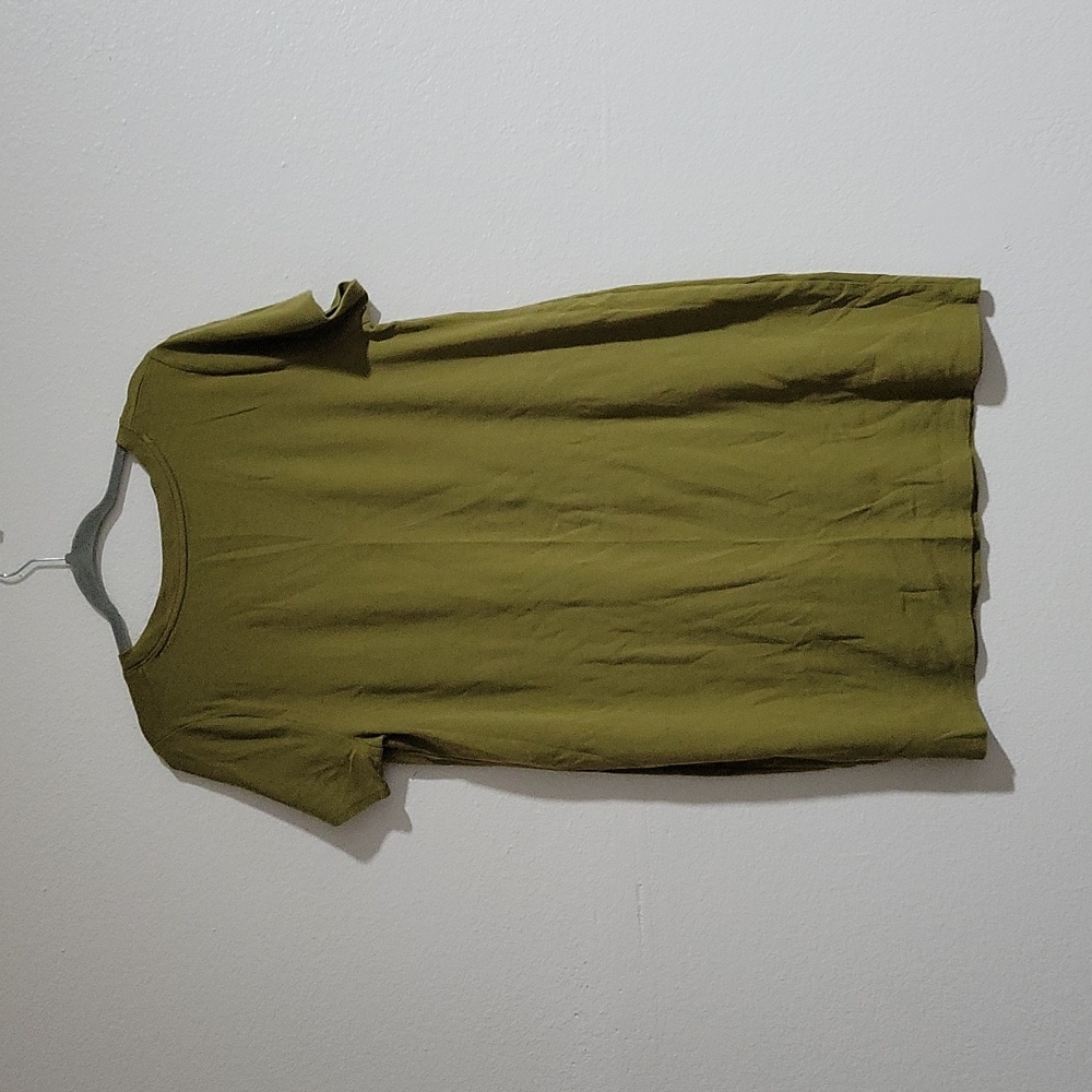 Ava & Viv Olive Green T- Shirt Dress - Picture 2 of 2
